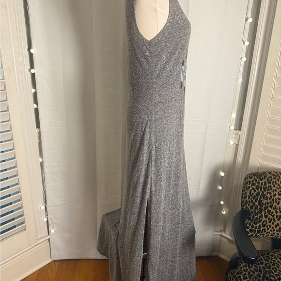 Express Women’s Sleeveless Maxi Dress Small Gray Aztec Tribal Sequin Bodycon - Picture 3 of 6